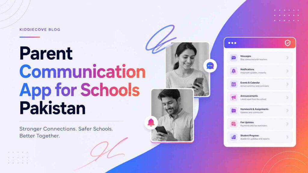 parent communication app schools - KiddieCove parent communication app schools