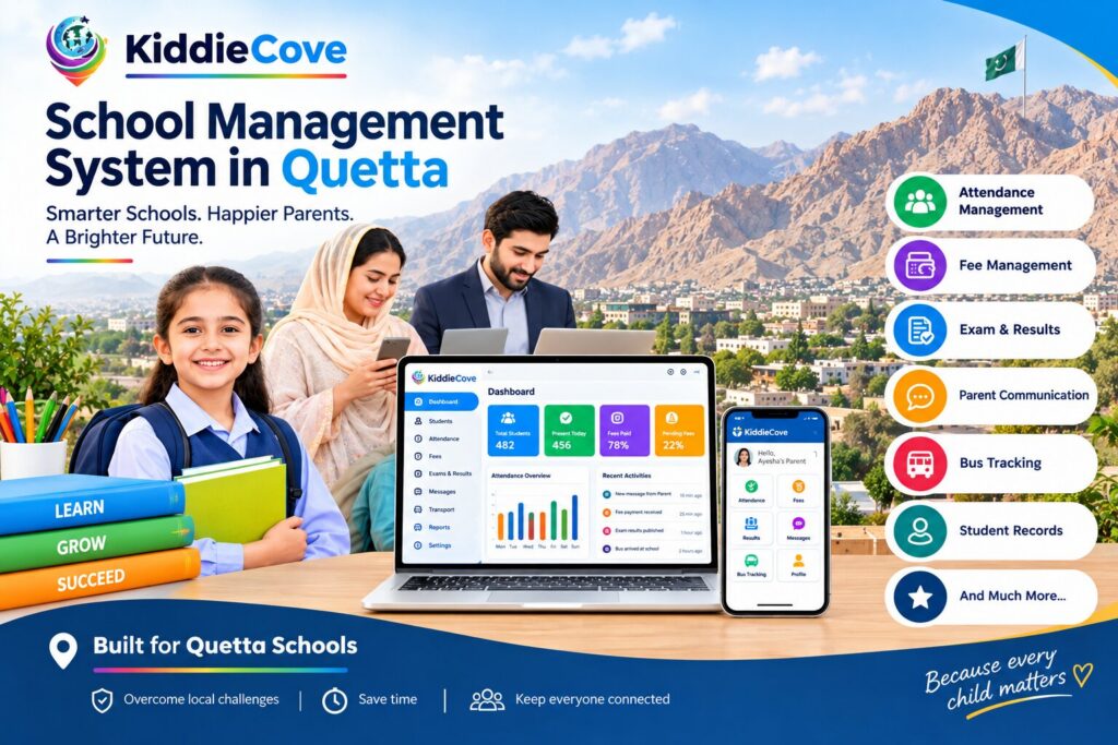 School Management System in Quetta - KiddieCove - KiddieCove School Management System in Quetta