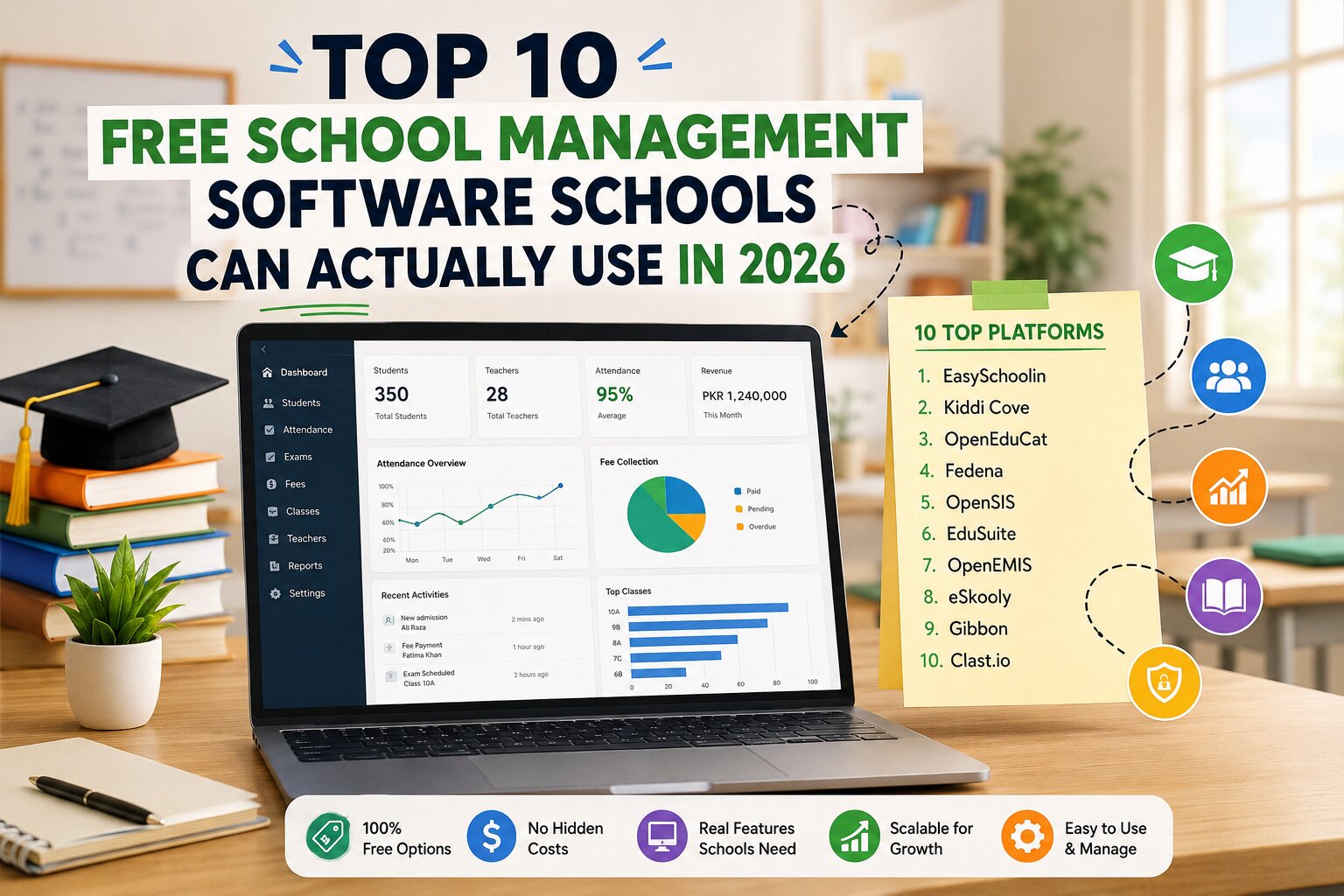 top 10 school management software - KiddieCove - KiddieCove top 10 school management software