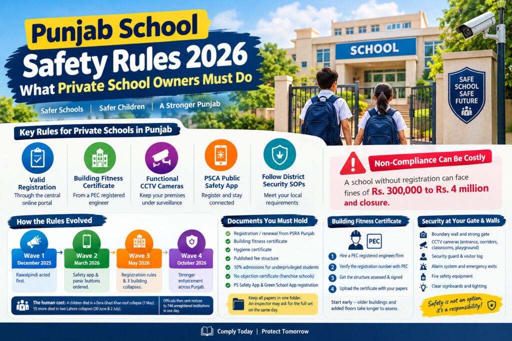Punjab School Safety Rules 2026 What Private School Owners Must Do - KiddieCove - KiddieCove Punjab School Safety Rules 2026 What Private School Owners Must Do