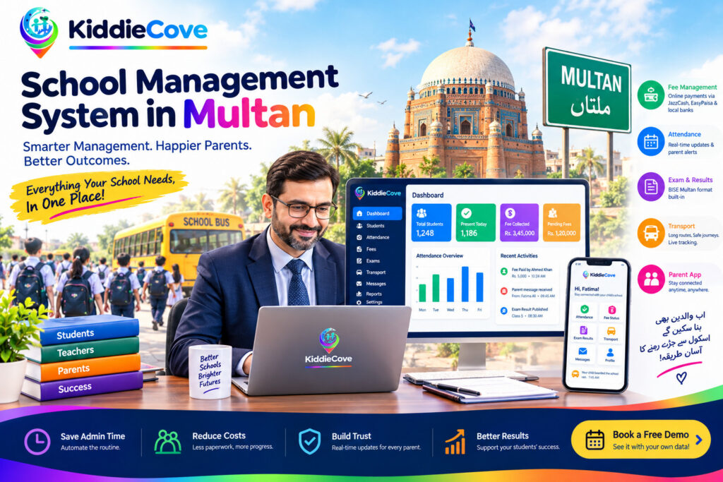 School Management System in Multan - KiddieCove - KiddieCove School Management System in Multan