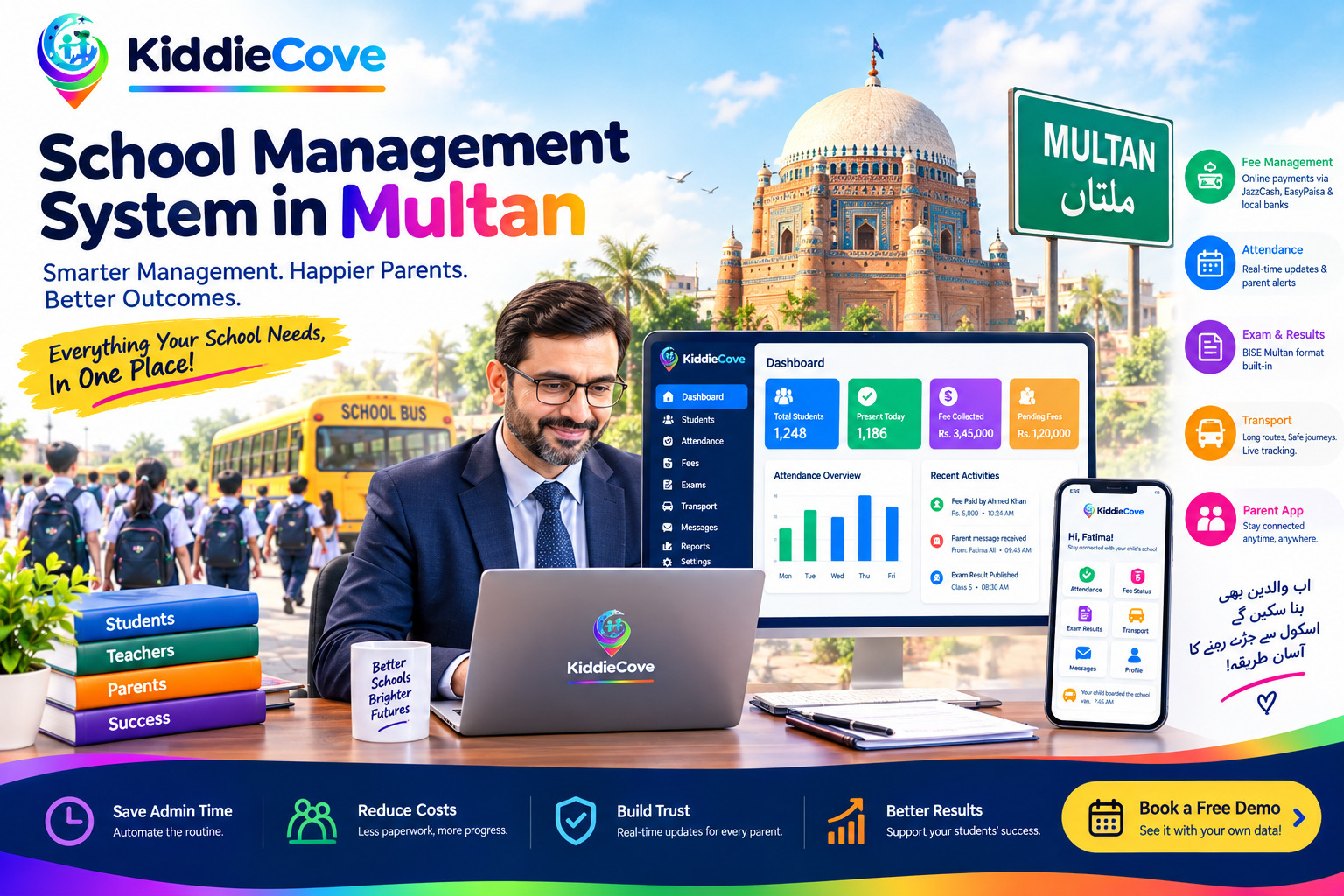 School Management System in Multan - KiddieCove - KiddieCove School Management System in Multan